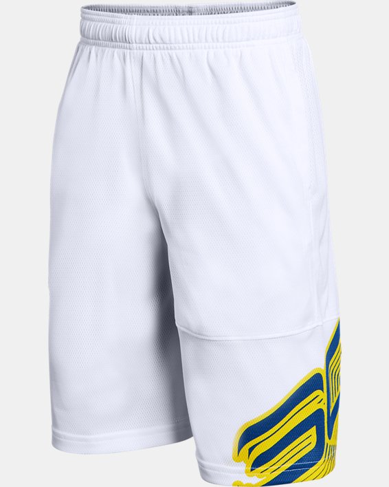 Boys' Curry Shorts in White image number 0